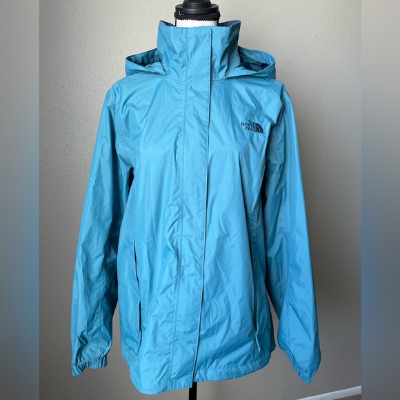 The North Face Women's Resolve Rain Jacket Blue   Xl - Picture 3 of 6